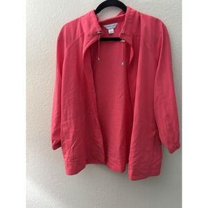 Christopher & Banks Size XL Woman's Jacket Light‎ Weight (A445)